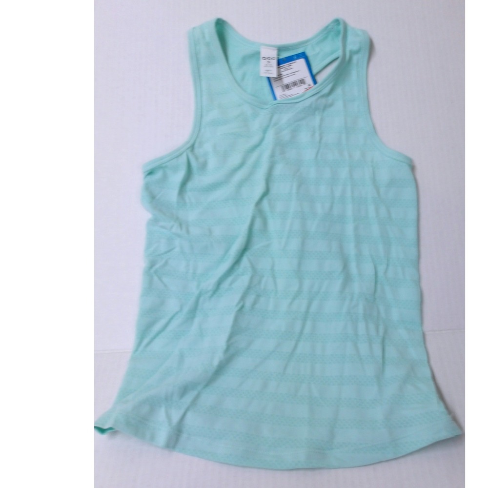 DSG Girls Mint Green Sleeveless Racerback Athletic Tank Top Size S/#26492